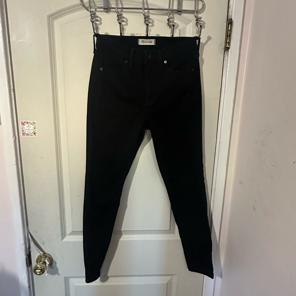 Madewell Black Jeans High Raise